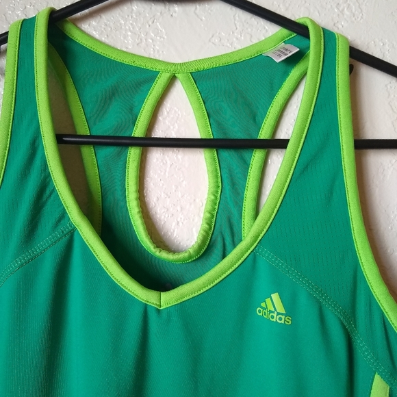 Adidas Racerback Tank Top With Shelf Bra Large - Picture 5 of 5
